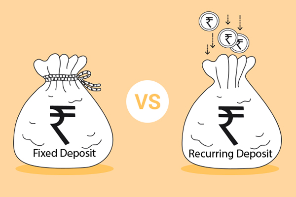 What is the difference between a Fixed Deposit and a Recurring Deposit?